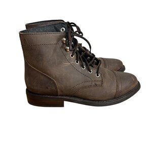 Thursday Boot CoCaptain Boot Womens‎ Size 7.5 Brown Lace Up Western Everyday NEW